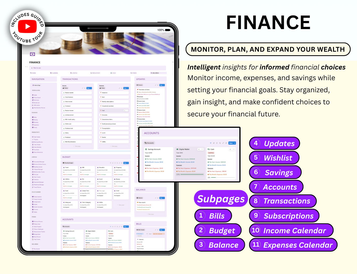 ADHD Notion Life Planner