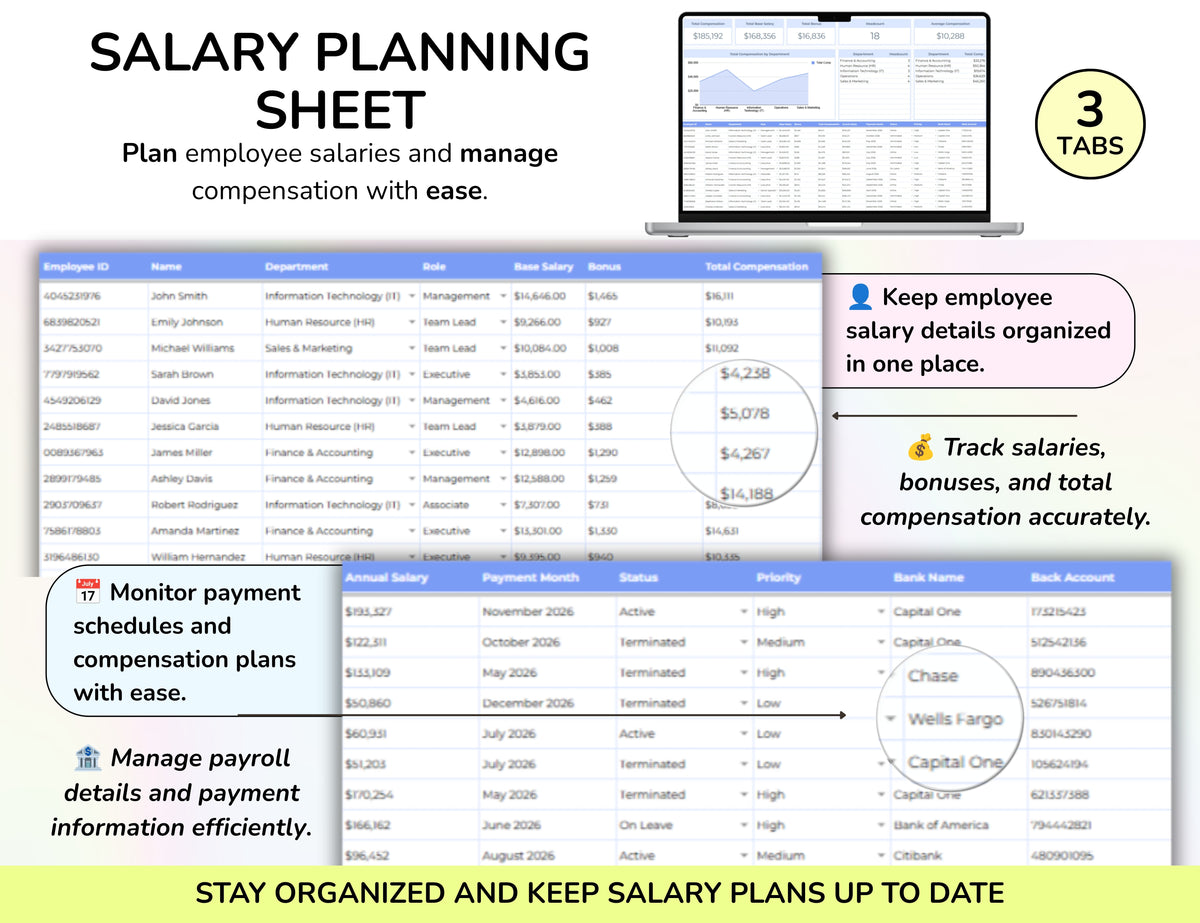 Human Resource Complete Package – 15-in-1 HR Spreadsheet Bundle