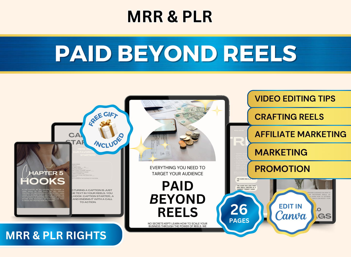 Paid Beyond Reels | MRR PLR Ebook