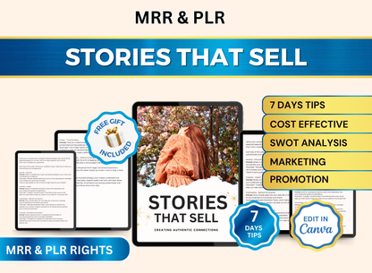 Stories That Sell | MRR PLR Ebook