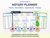Notary Planner Notary Public Business Tracker