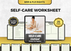 Self-Care Worksheet | Fillable PDF | Printable Planner