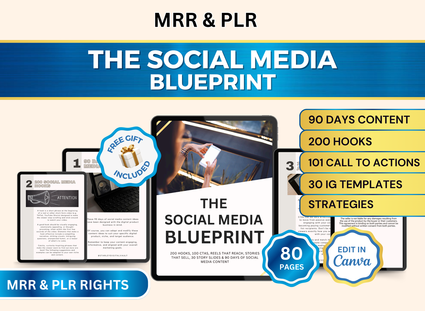 Social Media Blueprint | MRR PLR Ebook