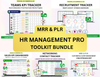 MRR and PLR - HR Management Pro Bundle - Google Sheets & Excel