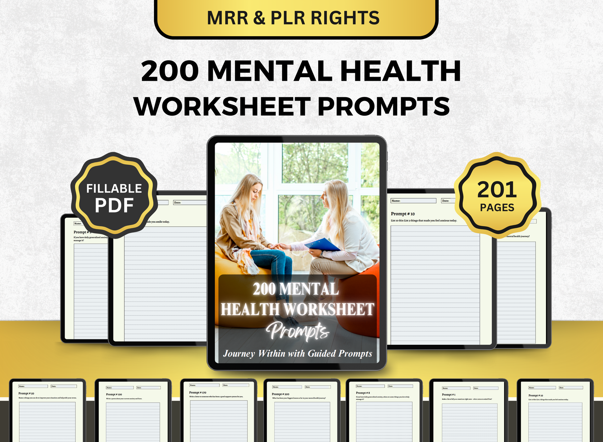 Comparison With Competitors of PLR - Stress & Mental Health: 201 Stress Management Strategies