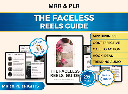 The Faceless Reels Guide | MRR PLR Ebook