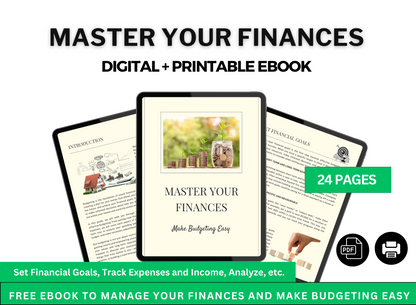 Master Your Finances Ebook | Make Budgeting Easy