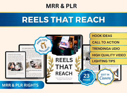 Reels That Reach | MRR PLR Ebook