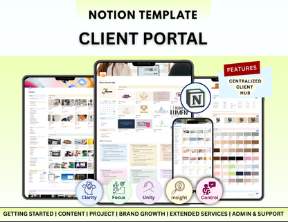Client Portal Notion Template