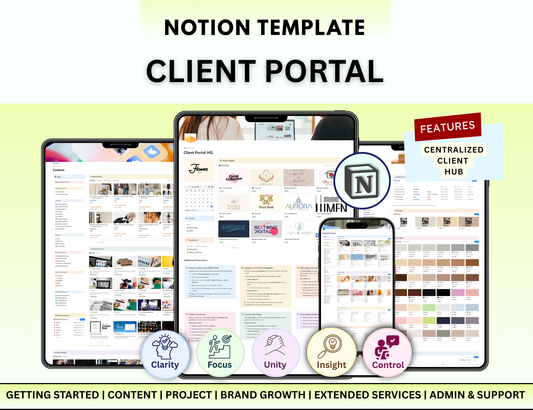 Client Portal Notion Template