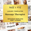 Massage Templates | Massage Therapy Social Media Templates
