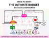 50 30 20 Pink Annual Budget Spreadsheet