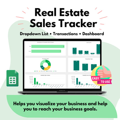 real estate sales tracker spreadsheet