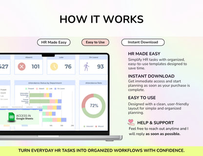 Human Resource Complete Package – 15-in-1 HR Spreadsheet Bundle