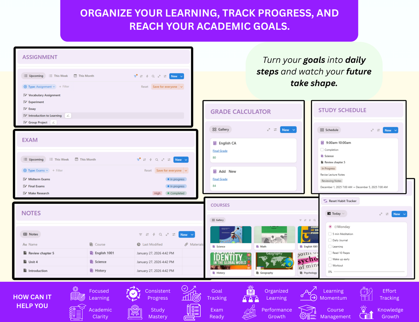 ADHD Notion Life Planner