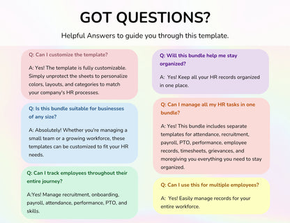 Human Resource Complete Package – 15-in-1 HR Spreadsheet Bundle