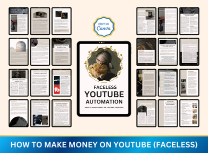 Faceless Youtube Automation | MRR PLR Ebook