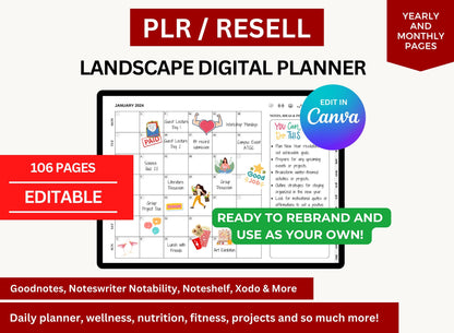 PLR Digital Planner Private Label Rights
