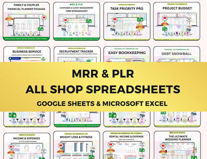 MRR PLR All Shop Digital Product Access with Lifetime Updates - Limited Time Deal