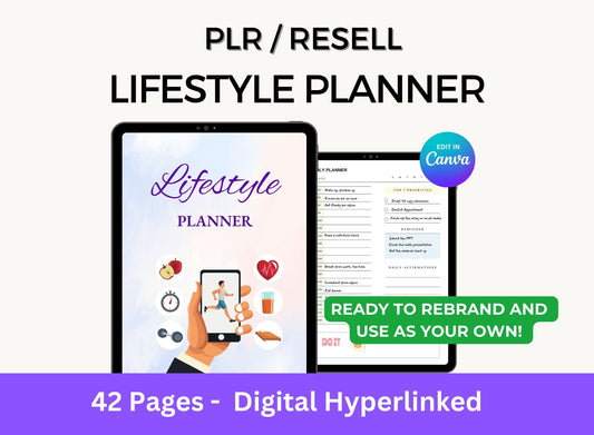 Lifestyle Digital Planner with Master Resell Rights