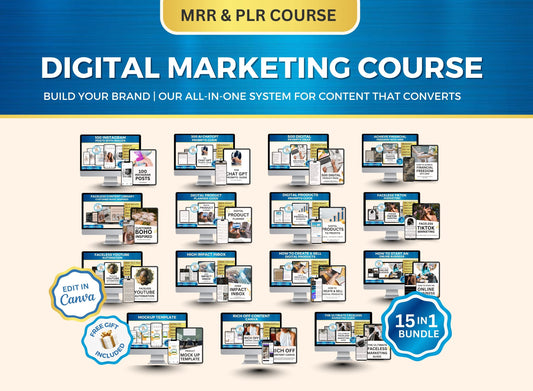 15 Mini PLR Digital Marketing Course - 2026 Edition
