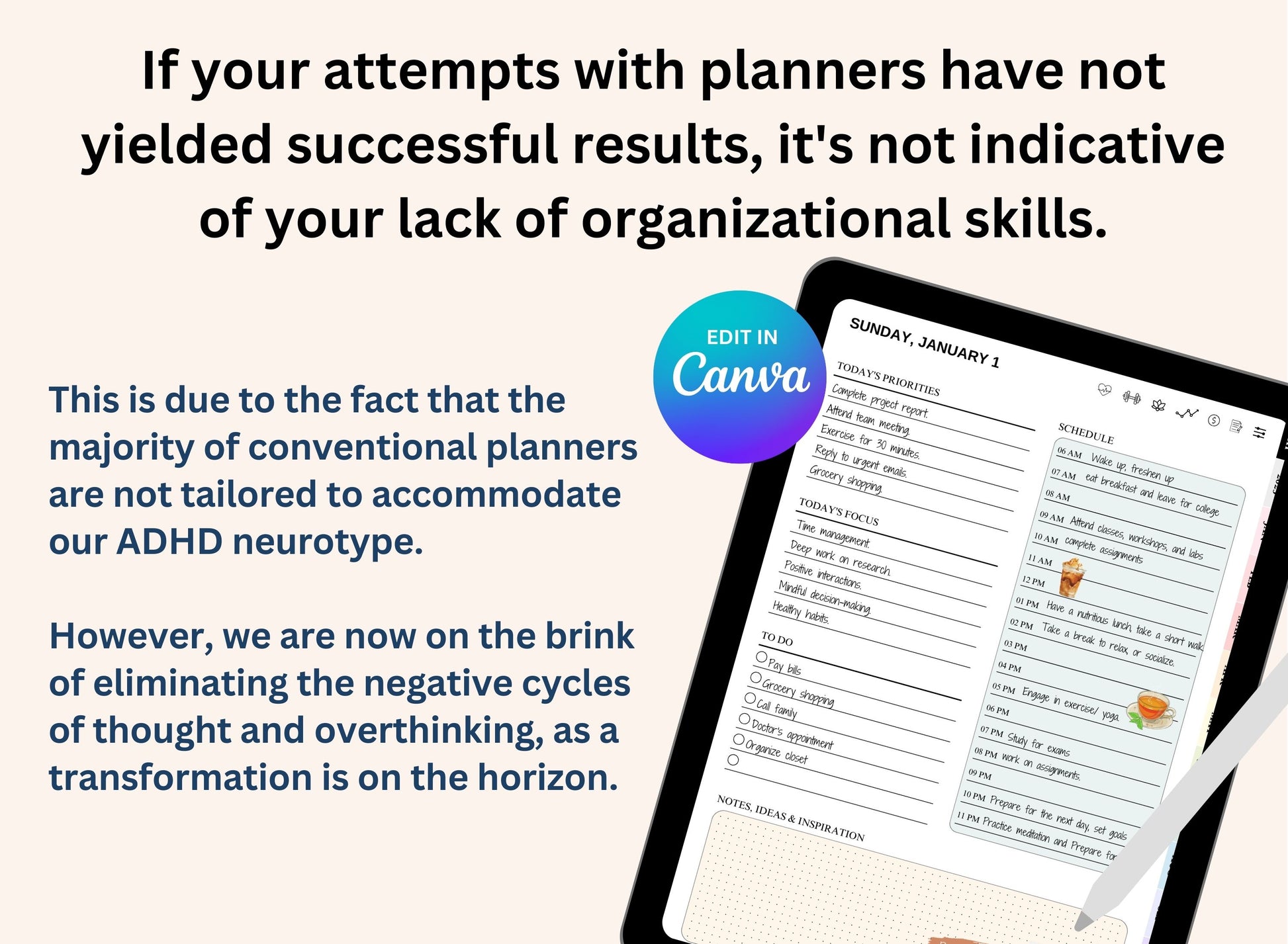 Resell ADHD Planner, Resell, PLR Templates, PLR Template, Plr Product, Plr Planners, PLR Planner, PLR Journal, PLR Hyperlinked Planner, PLR Hyperlinked, PLR Digital Products, Plr Digital Product, PLR Digital Planners, Plr Digital Planner, PLR Daily Planner, Plr Canva, PLR Bundle