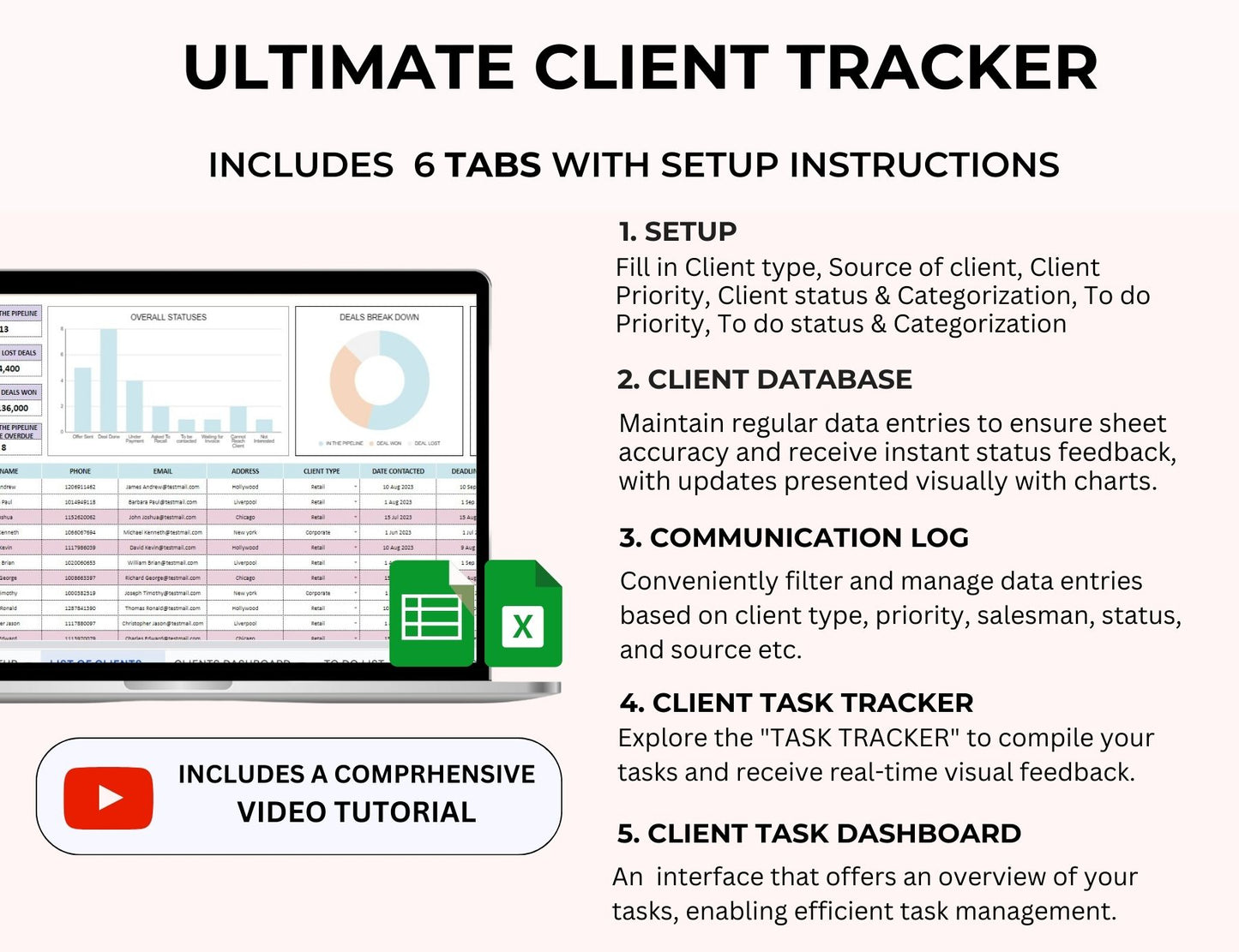 Client Tracker & Lead Management Tracker