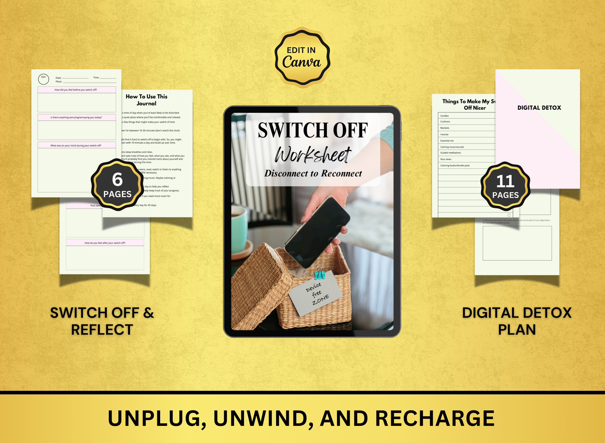 switch off planner, switch off workbook, switch off worksheet, switch off fillable pdf, switch off journal, worksheet, workbook, planner, fillable pdf, daily planner, digital planner, fill out pdf, fill out pdf online, best planners, custom planner, editable pdf, pdf fillable form, best online planner