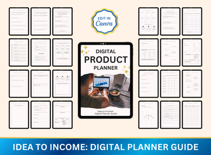 Digital Product Planner Guide | MRR PLR Ebook