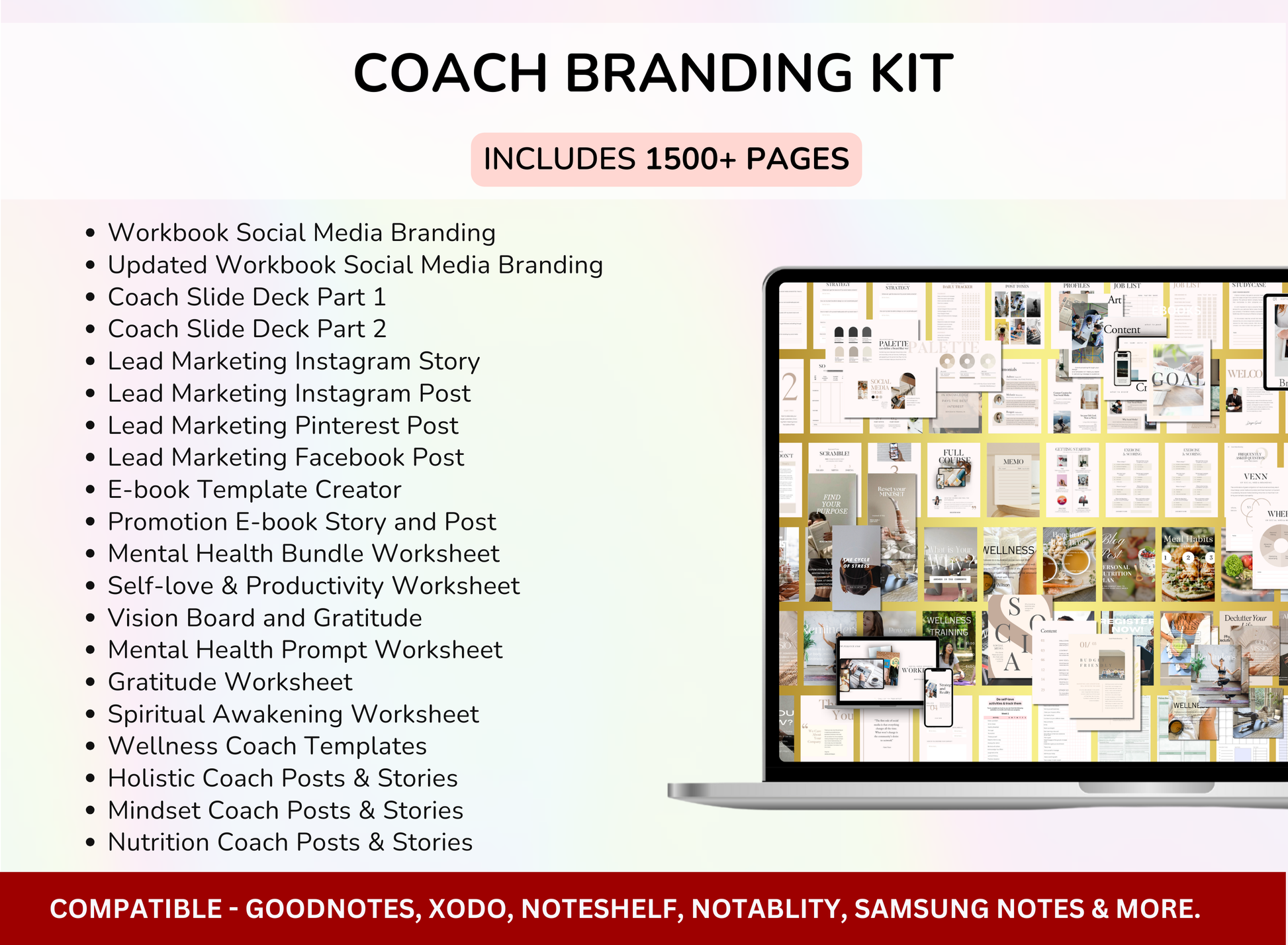 Coach Templates, MRR Package, Plr bundle, Plr canva templates, MRR, Master resell canva, Canva templates, Canva, planner template