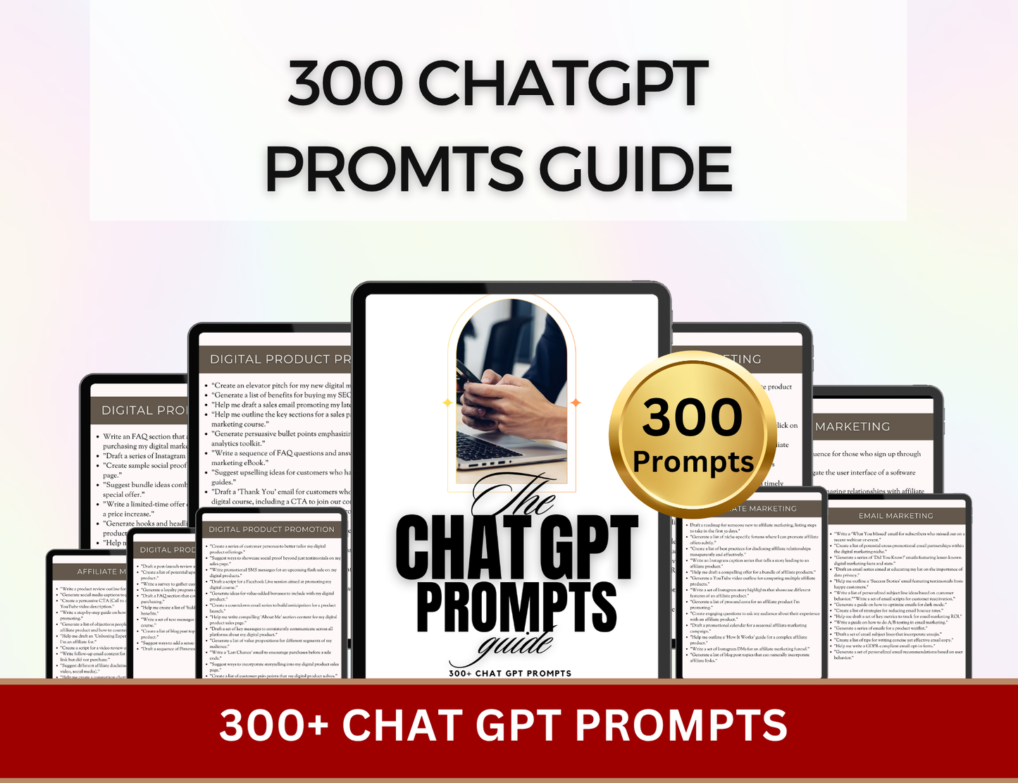 Free 6 Digital marketing Toolkit + 300 ChatGPT Prompts + Credit Card Payoff Tracker with MRR Rights