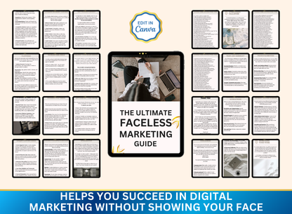 The Ultimate Faceless Marketing Guide | MRR PLR Ebook