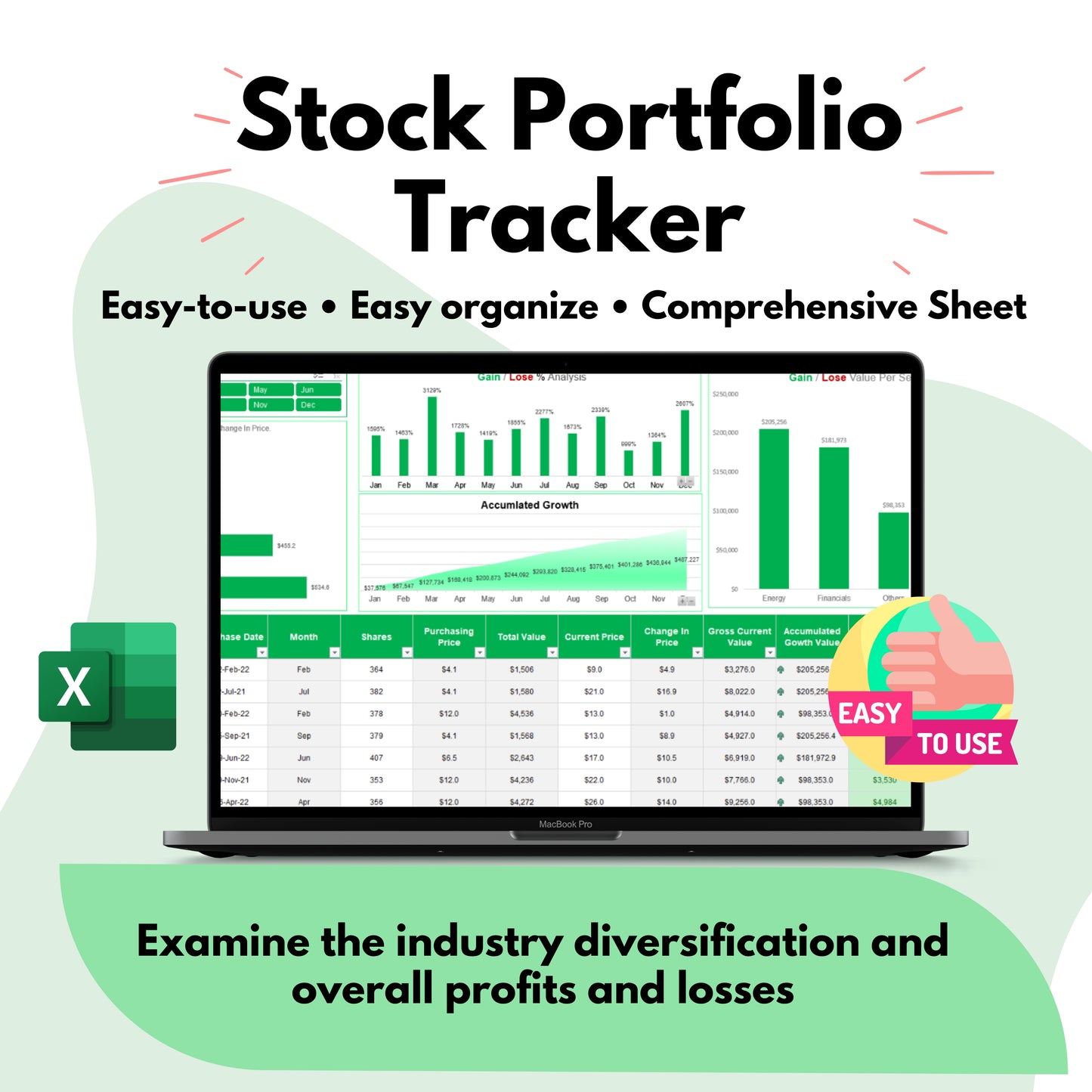 free investment portfolio spreadsheet