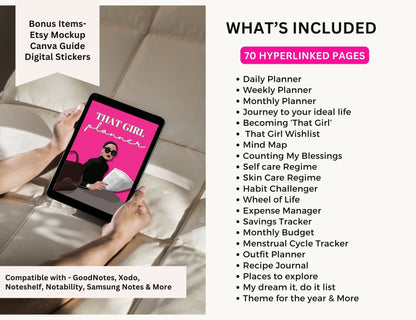 PLR Girl Bundle - Planner, Ebook, Self Care, Faceless Reels