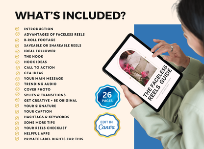 The Faceless Reels Guide | MRR PLR Ebook