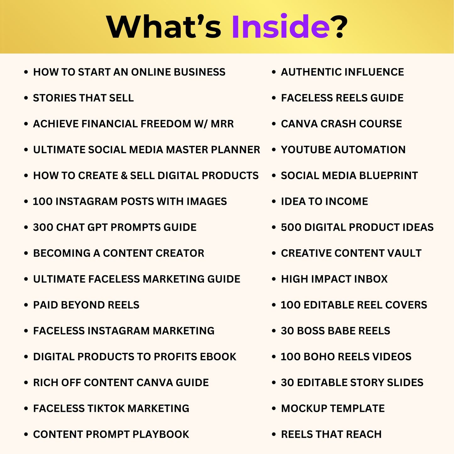 PLR Ebooks Faceless Marketing Complete Digital Bundle with Master Resell Rights