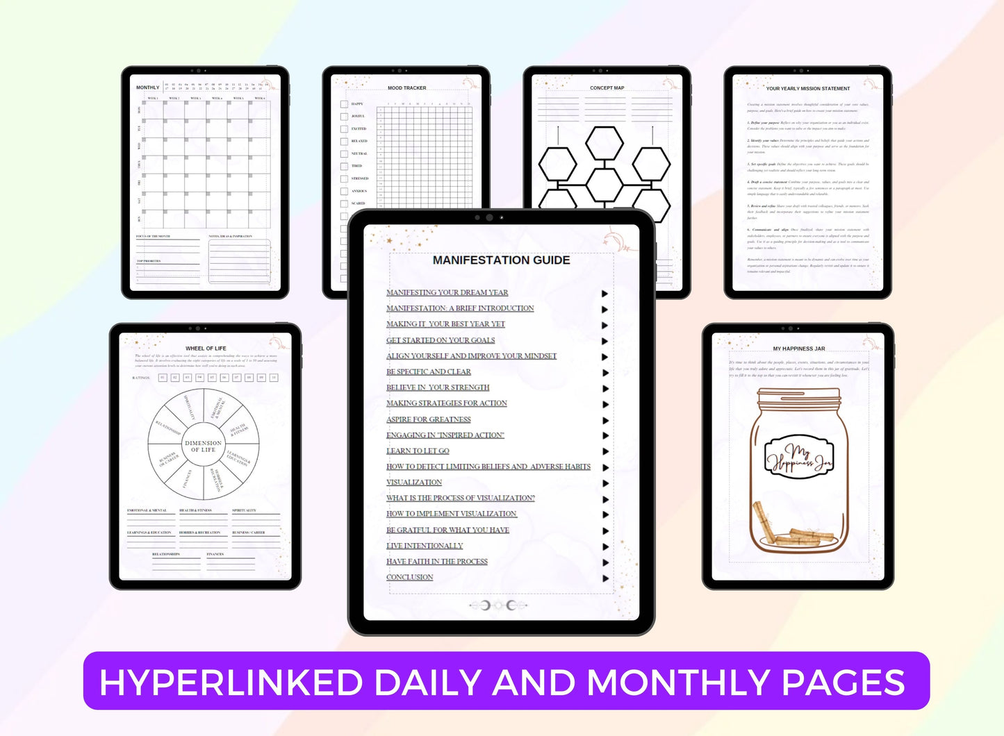 The Mindfulness Journal, Spiritual Planner 2024, spiritual planner, spiritual journal, Spiritual Daily Planner, Notes to Mindfulness Journal