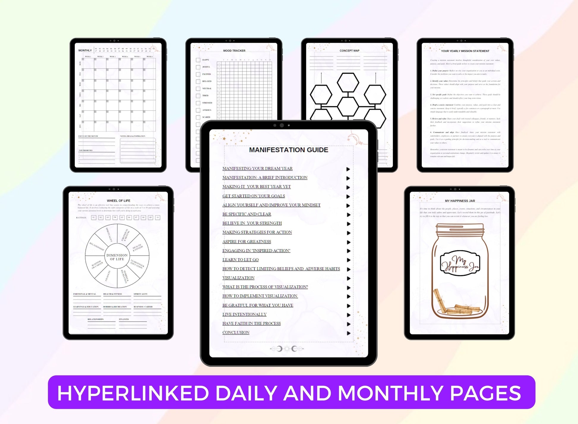 The Mindfulness Journal, Spiritual Planner 2024, spiritual planner, spiritual journal, Spiritual Daily Planner, Notes to Mindfulness Journal