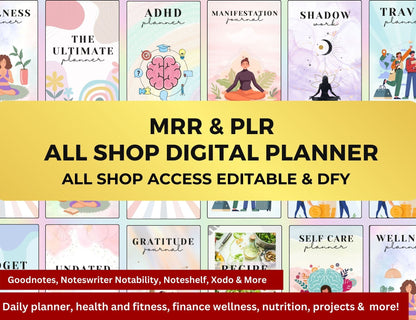 MRR PLR All Shop Digital Product Access with Lifetime Updates - Limited Time Deal