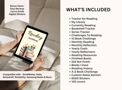 Reading Journal PLR Planner Master Resell Rights