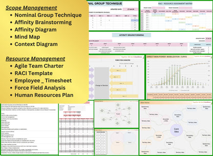 60+ Project Management Excel and PPT templates