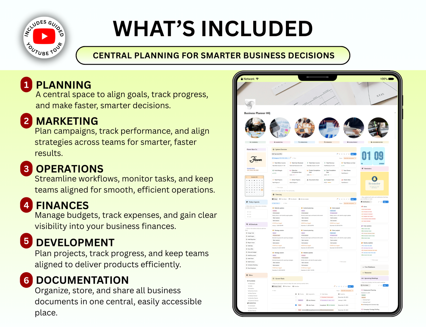 Business Planner Notion Template