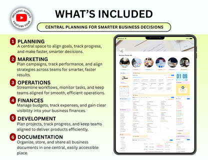 Business Planner Notion Template