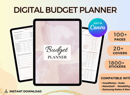 PLR Resell Budget Planner Digital Budget Planner| BI weekly budget Planner |Digital PLR| Plr Planner, Canva Editable