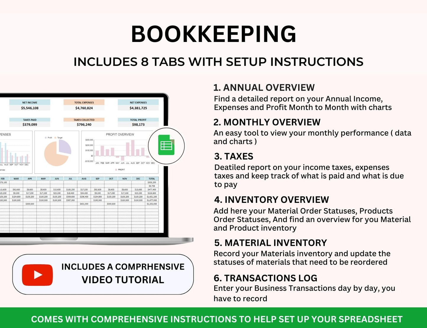 PLR Small Business Spreadsheet CRM, Business Tracker