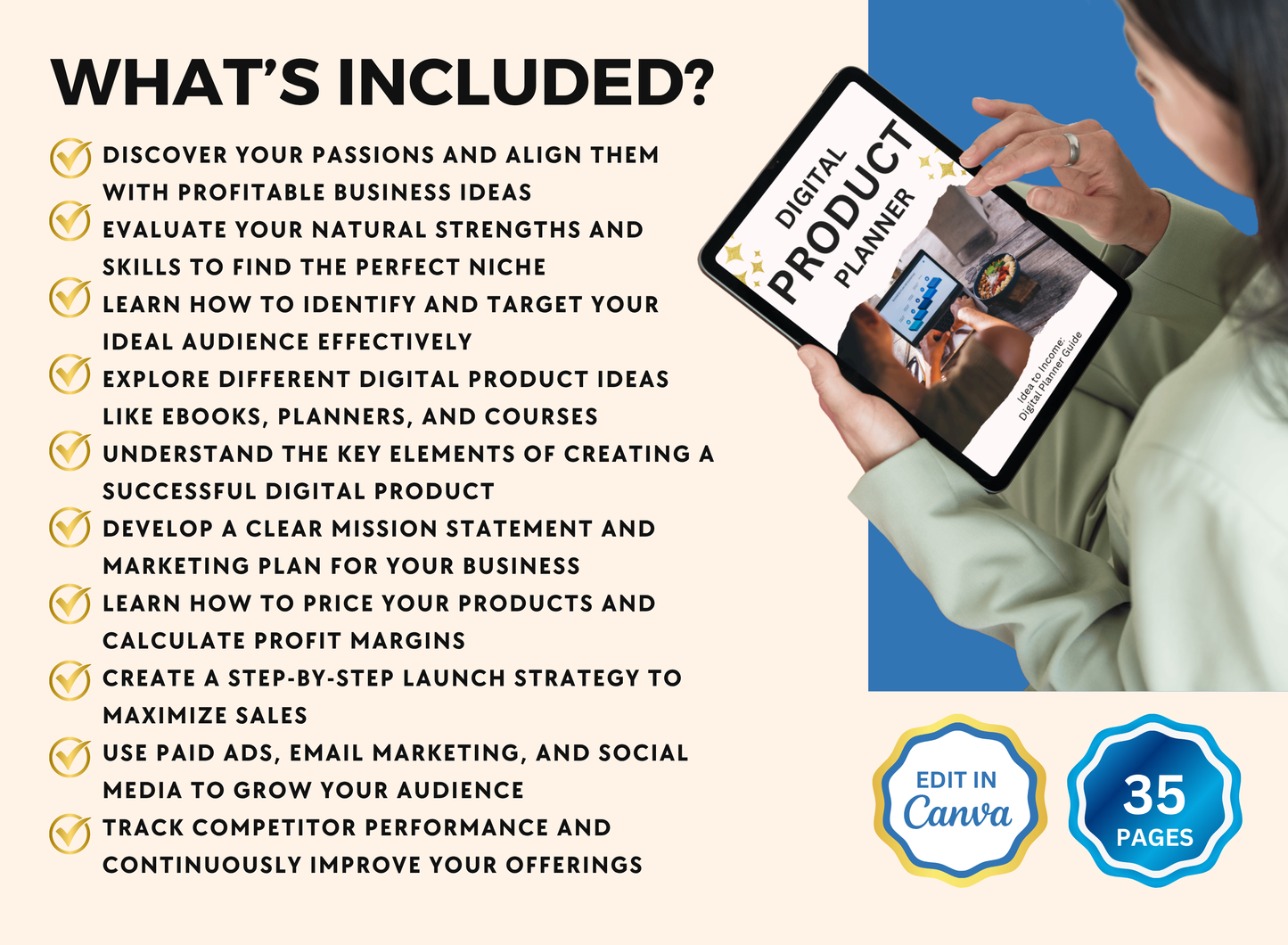 Digital Product Planner Guide | MRR PLR Ebook