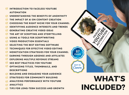 Faceless Youtube Automation | MRR PLR Ebook