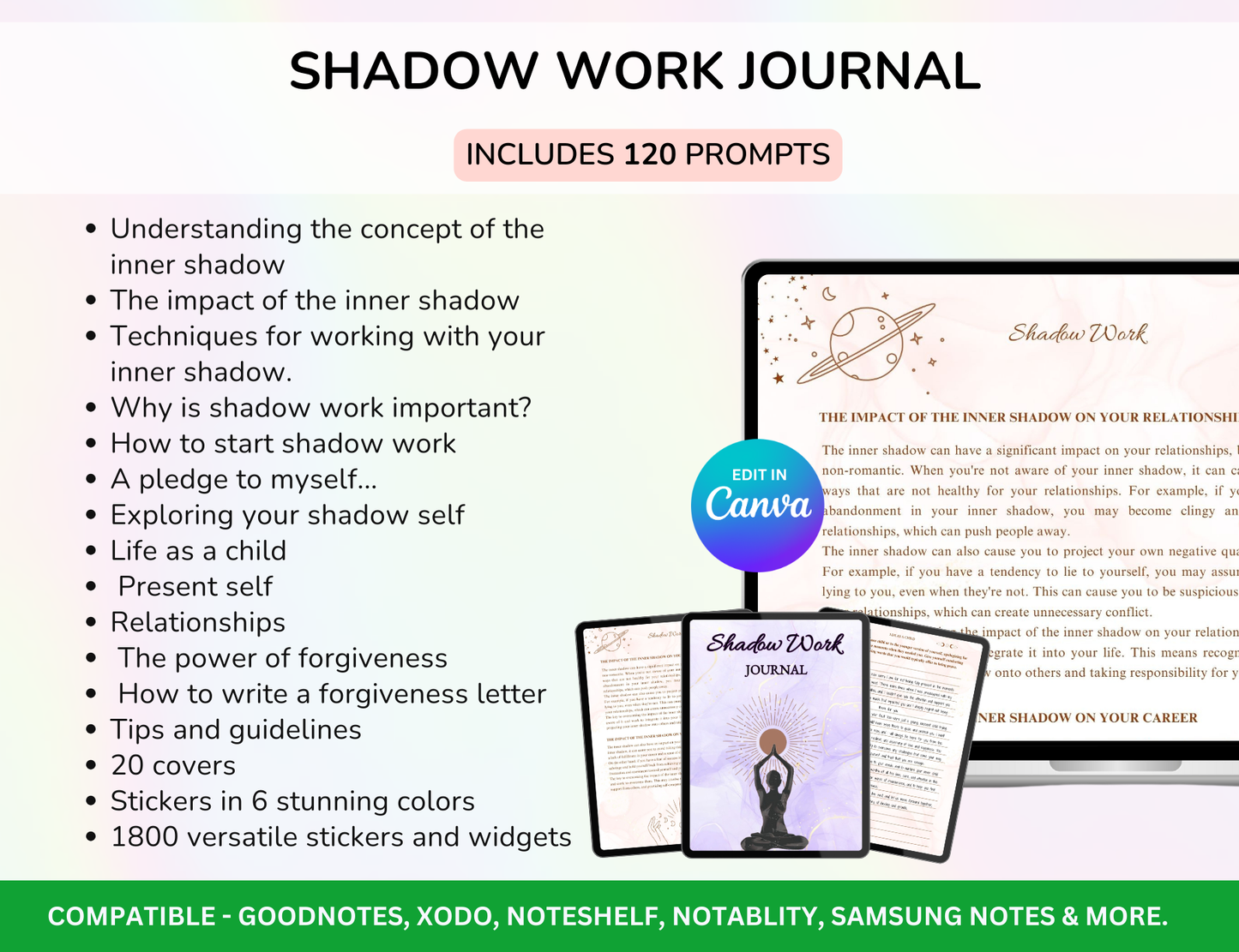 Self care planner, planner self care, simple self planner, bullet journal self care, PLR Wellness Journal Resell Mindfulness Journal Plr Digital Journal  Canva Editable, Canva Planner Plr Goodnotes Planner Mindfulness Journal Anxiety Journal PLR Canva, PLR Gratitude Journal Canva Journal Daily Gratitude Journal for iPad, PLR Planner PLR Digital Product GoodNotes,Shadow work planner, shadow work plr, shadow work guide, shadow work journal, shadow work workbook, shadow work digital, shadow work prompts 