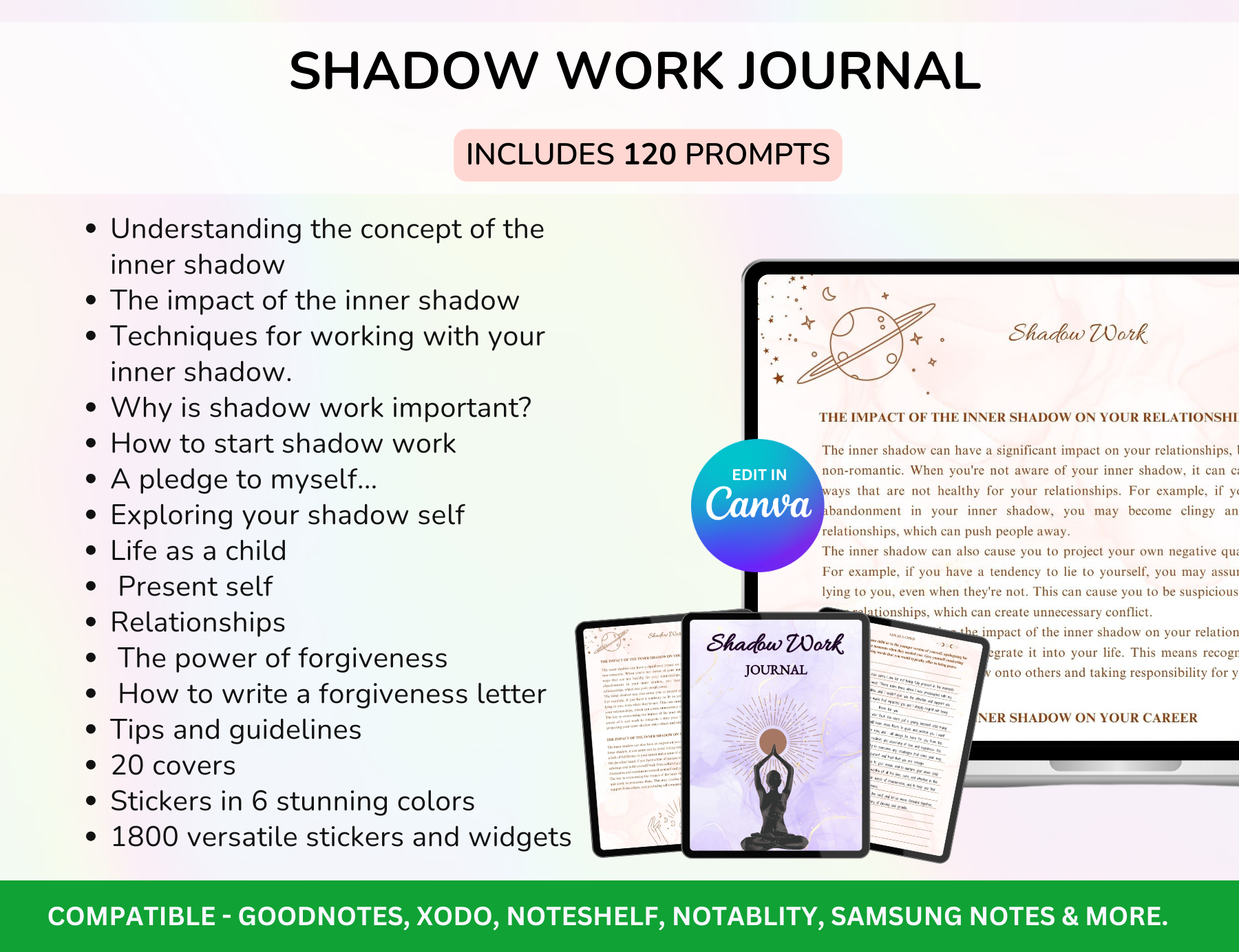 Self care planner, planner self care, simple self planner, bullet journal self care, PLR Wellness Journal Resell Mindfulness Journal Plr Digital Journal  Canva Editable, Canva Planner Plr Goodnotes Planner Mindfulness Journal Anxiety Journal PLR Canva, PLR Gratitude Journal Canva Journal Daily Gratitude Journal for iPad, PLR Planner PLR Digital Product GoodNotes,Shadow work planner, shadow work plr, shadow work guide, shadow work journal, shadow work workbook, shadow work digital, shadow work prompts 