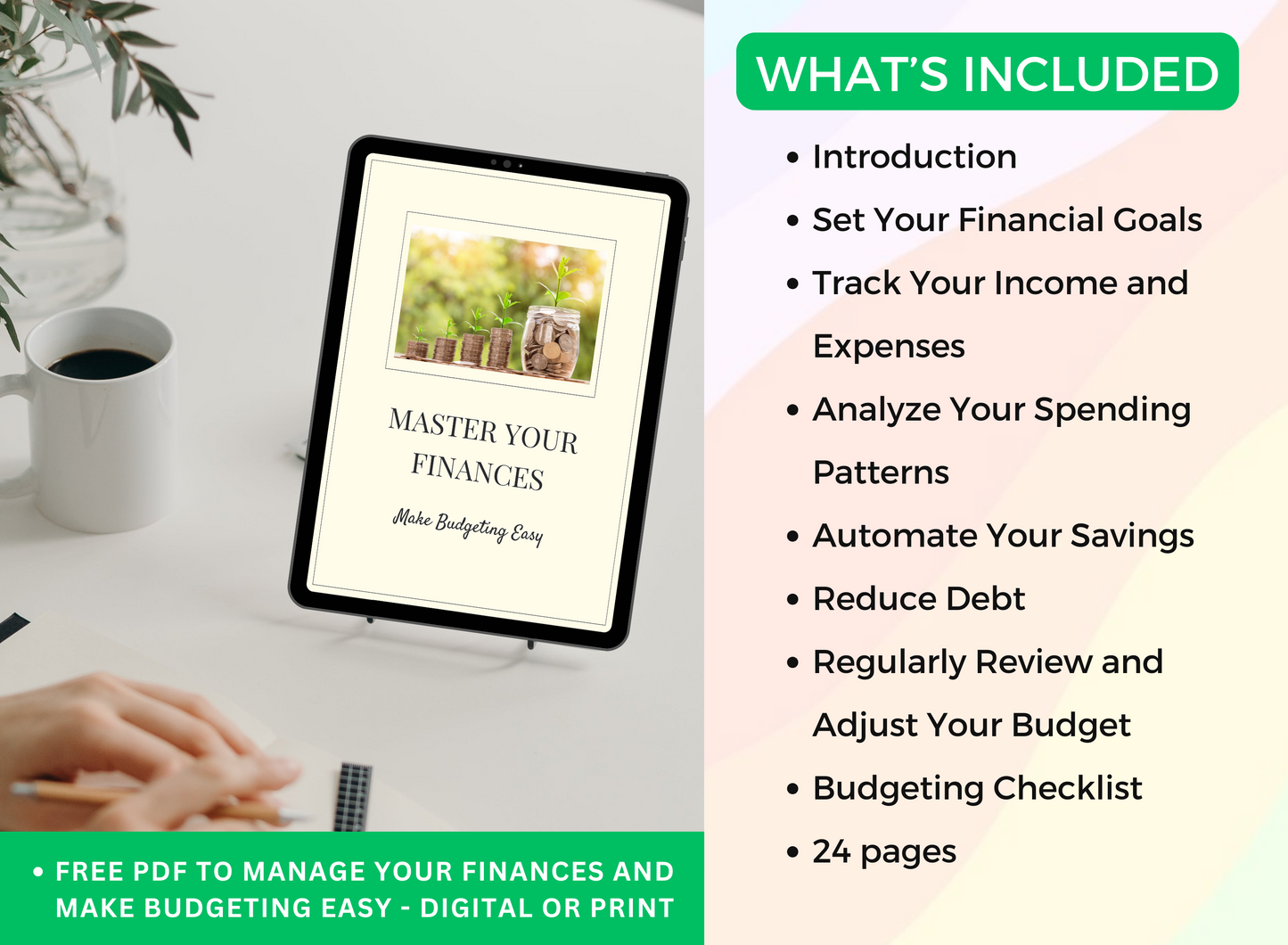 Master Your Finances Ebook | Make Budgeting Easy